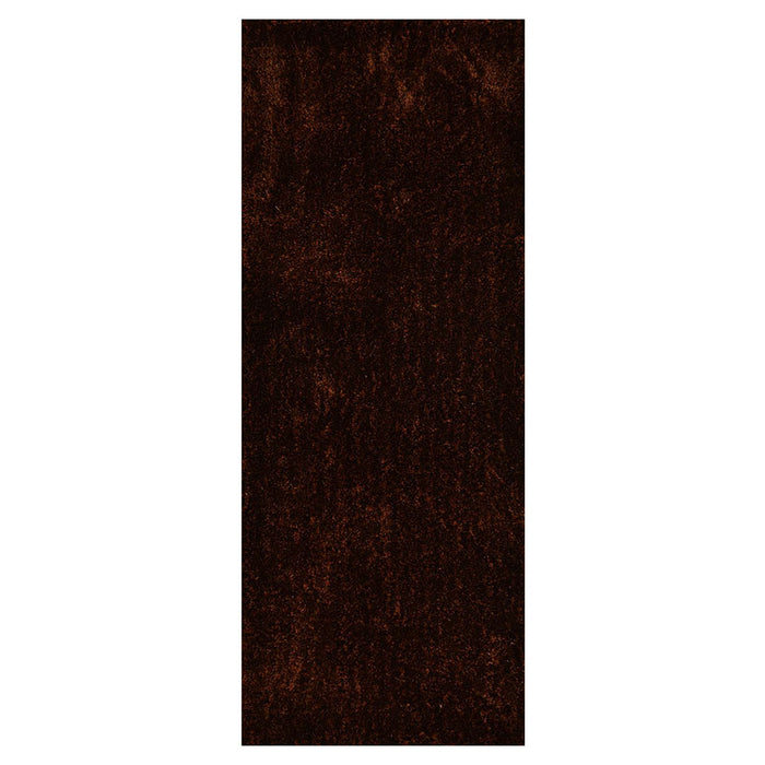 hand-tufted-shag-polyester-runner-rug-solid-brown-side 1