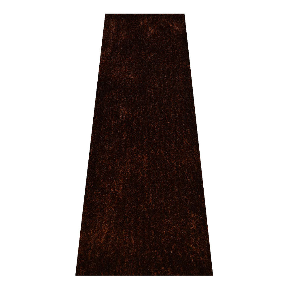 hand-tufted-shag-polyester-runner-rug-solid-brown-side 2