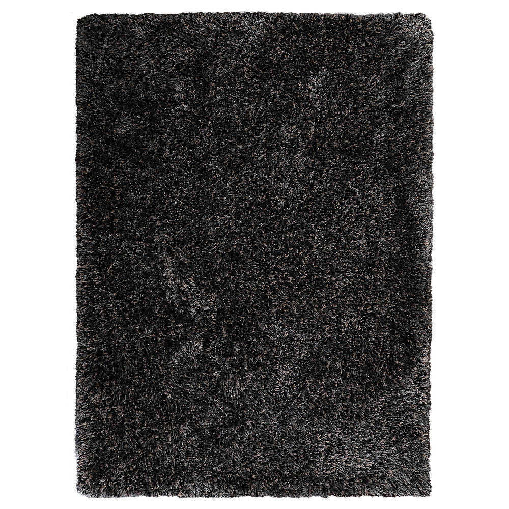 hand-tufted-shag-polyester-area-rug-solid-black-silver-side 1