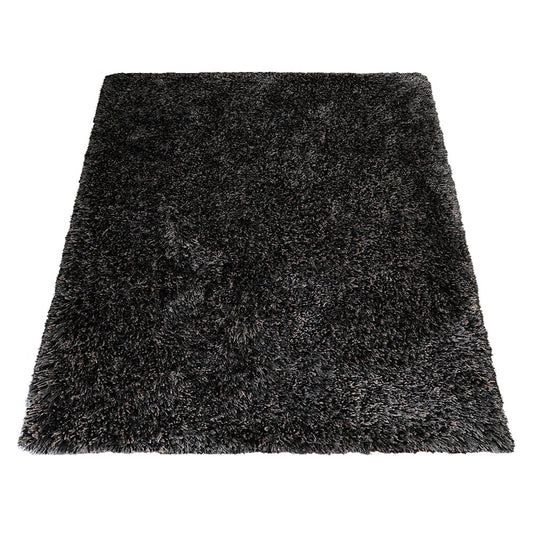 hand-tufted-shag-polyester-area-rug-solid-black-silver-side 1