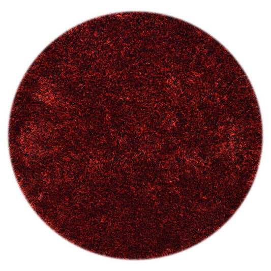 hand-tufted-shag-polyester-solid-red-black-round-rug-side-1