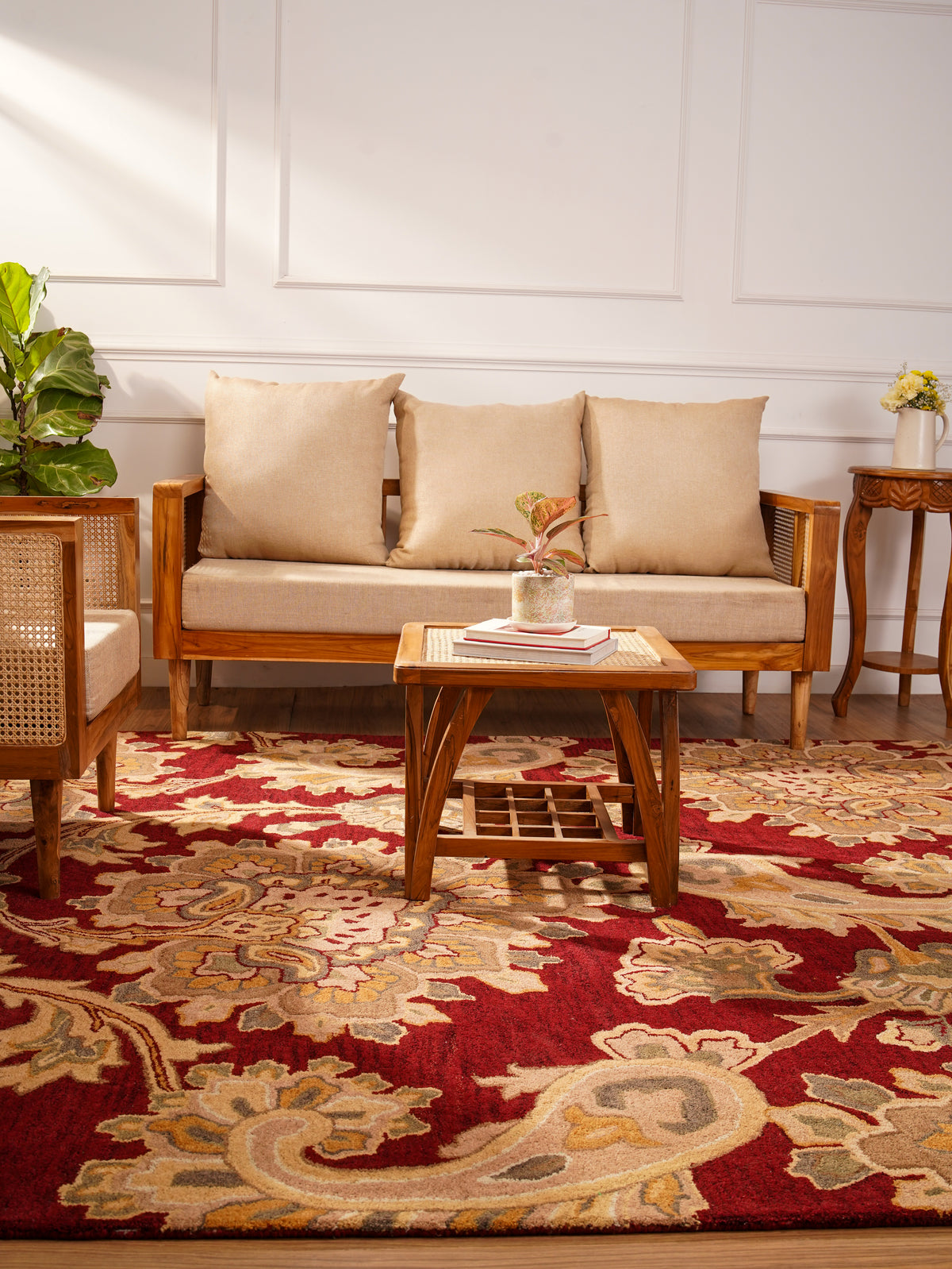 Johnny Jump Up Hand Tufted Rug