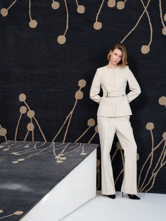 Persimmon Hand Tufted Rug