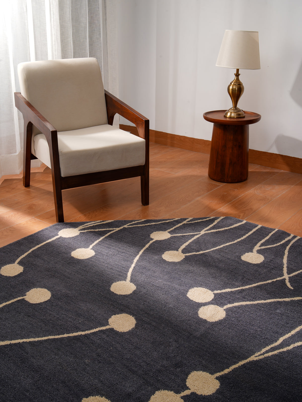 Persimmon Hand Tufted Rug