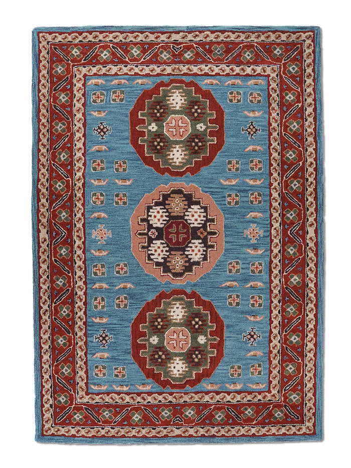 Antique Hand Tufted Rug — rug only