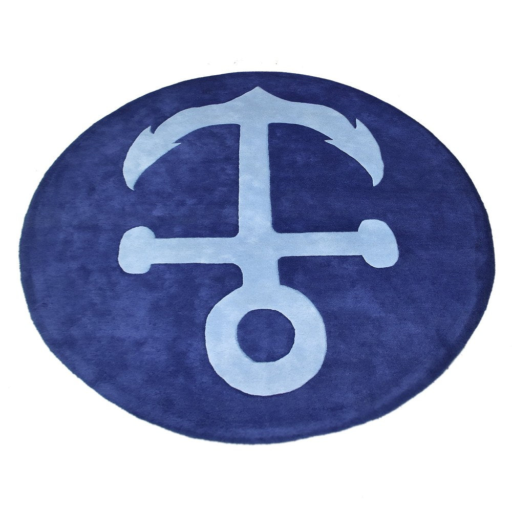 hand-tufted-wool-round-area-rug-contemporary-blue-silver-side 2