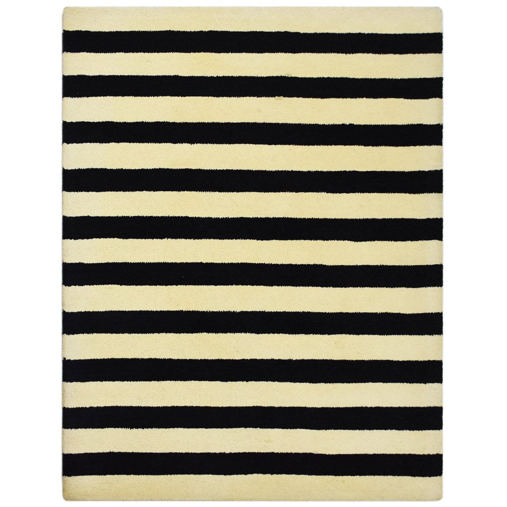 ZephyrStripe Hand Tufted Rug