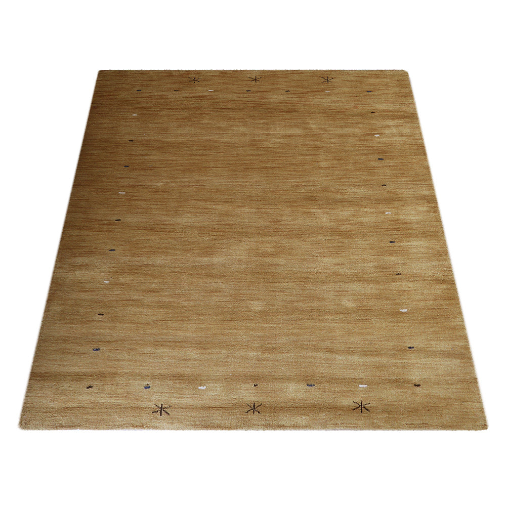 hand-knotted-loom-wool-area-rug-contemporary-gold-side 2