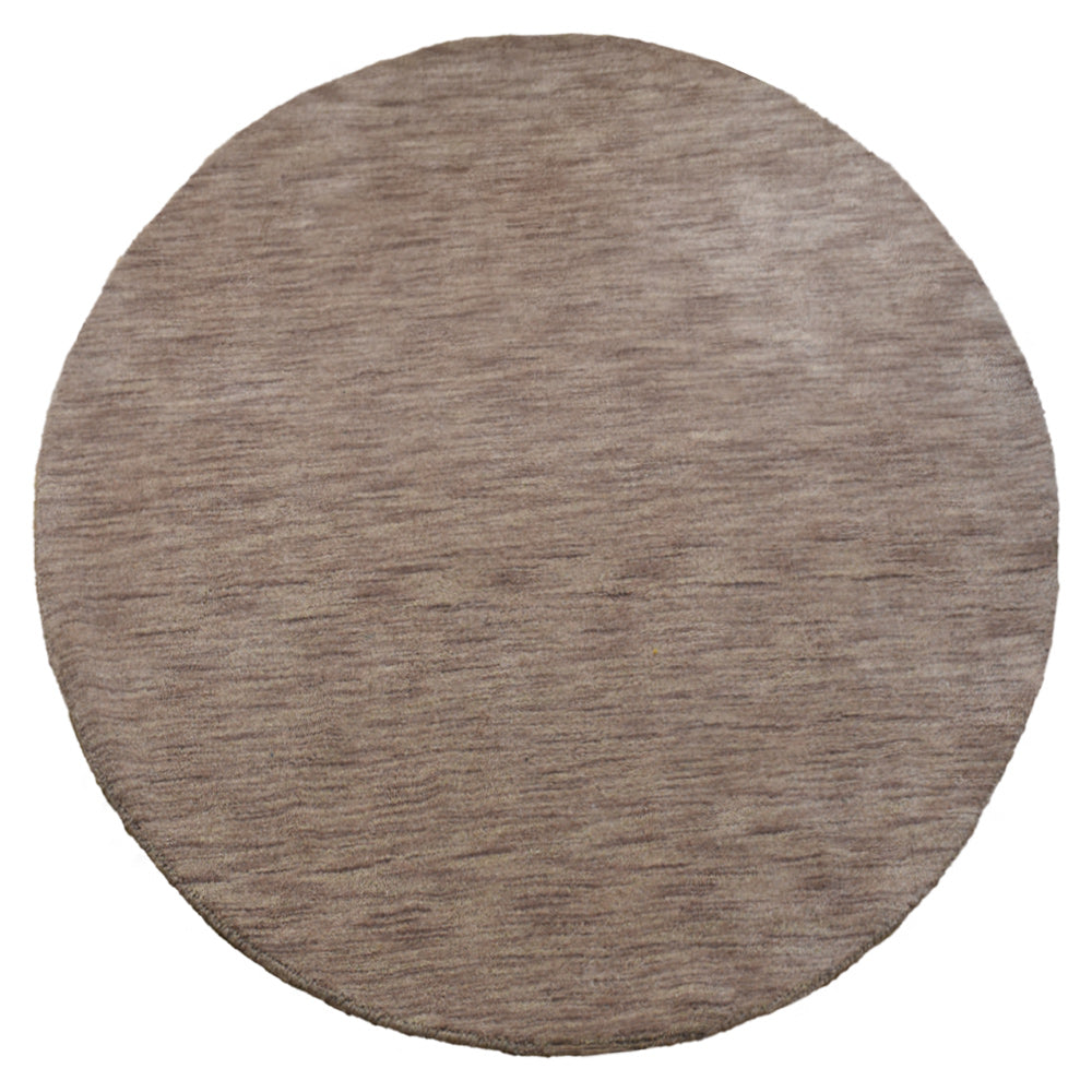 hand-knotted-loom-wool-solid-light-brown-round-rug-side-1