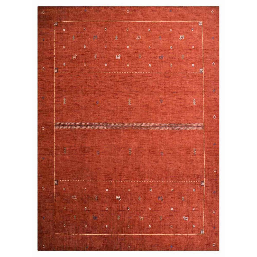 hand-knotted-loom-wool-area-rug-contemporary-rust-side 1