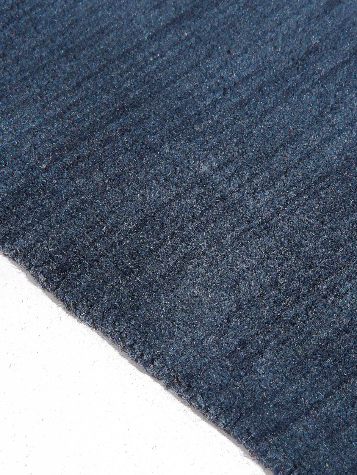hand-knotted-loom-wool-area-runner-rug-blue-closeup 2