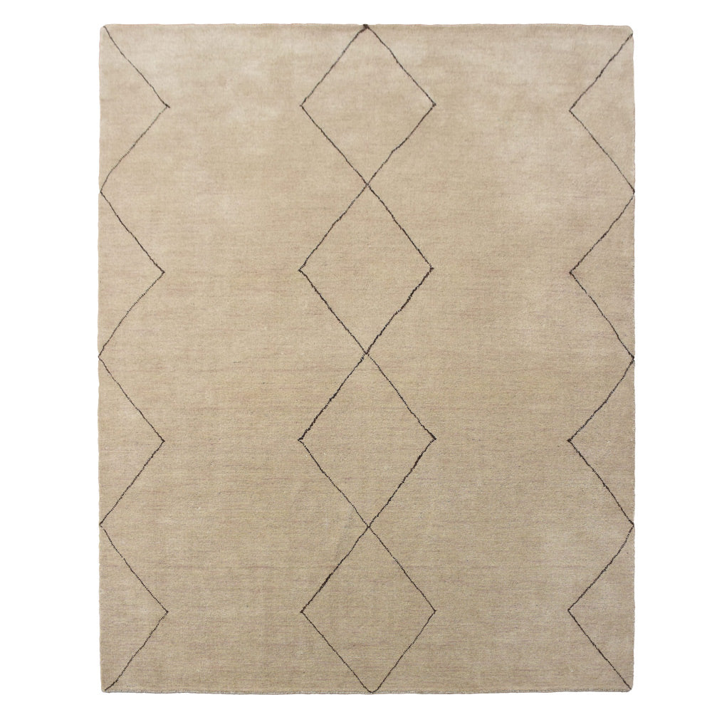 hand-knotted-loom-wool-area-rug-geometric-beige-brown-side 1