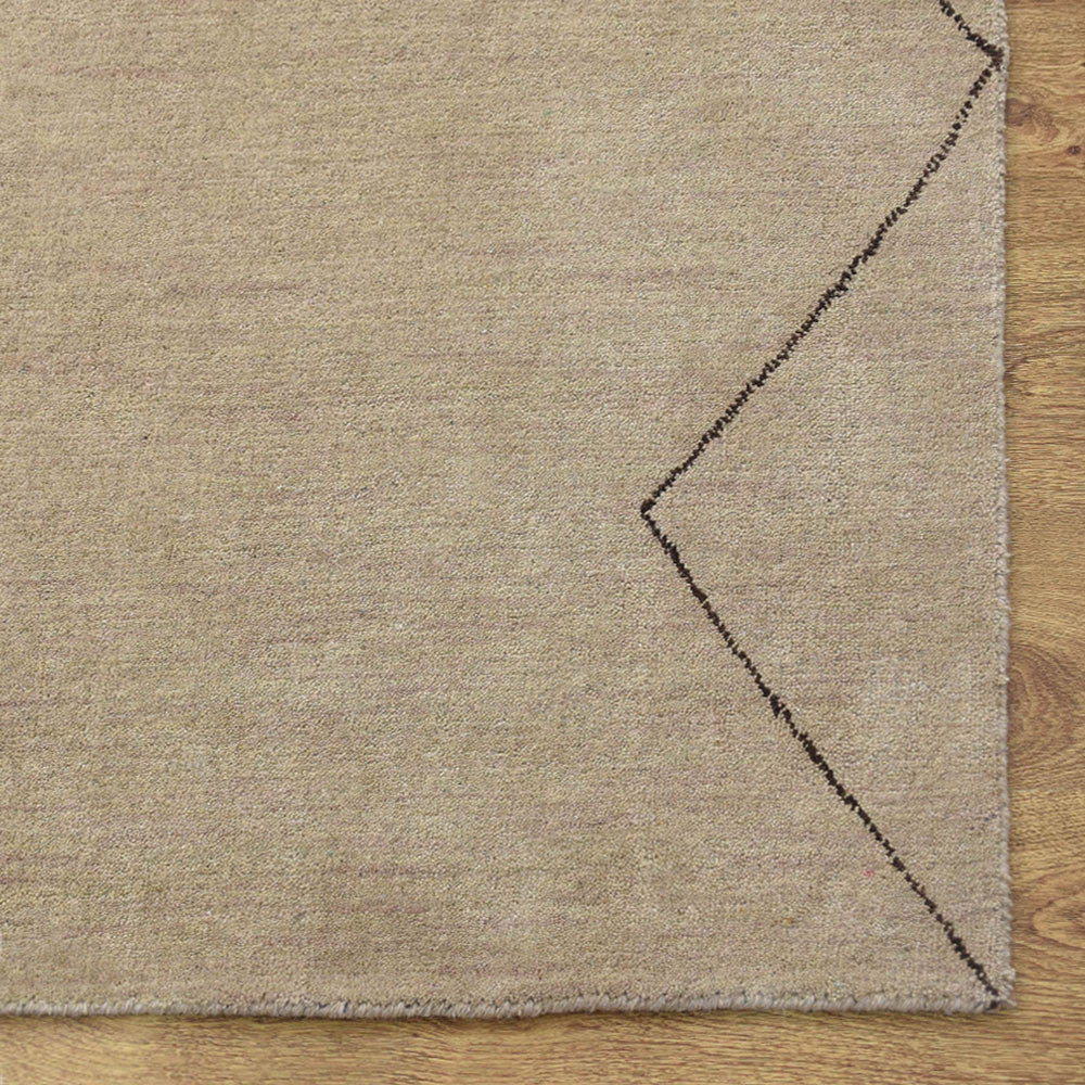 hand-knotted-loom-wool-area-rug-geometric-beige-brown-closeup 2