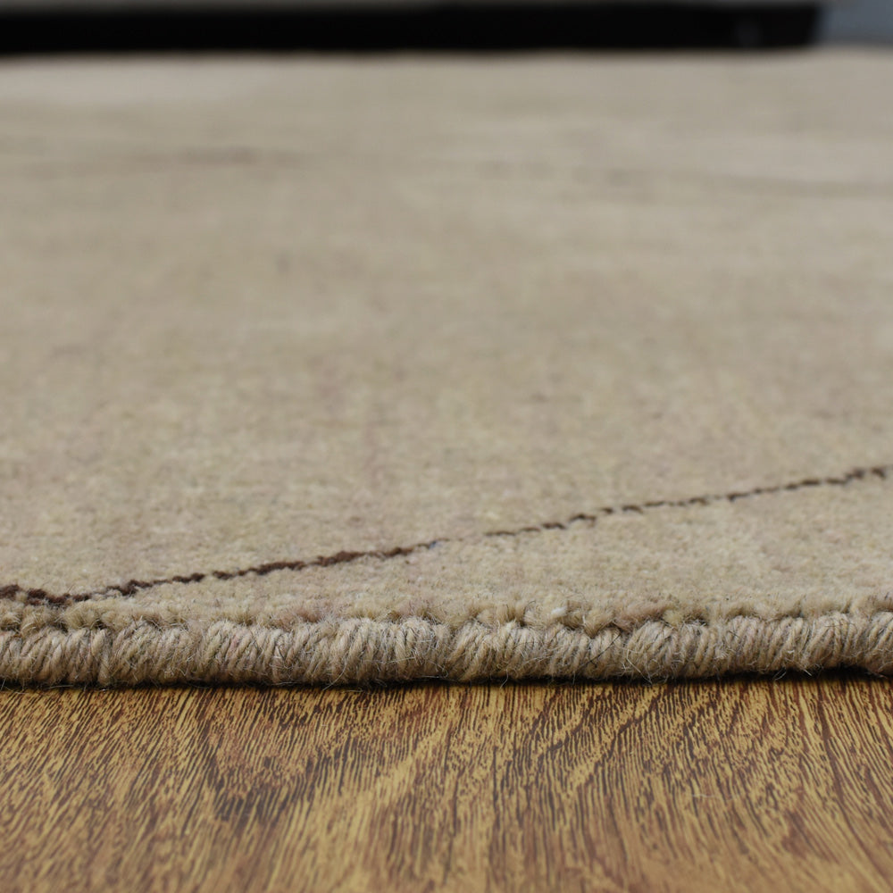 hand-knotted-loom-wool-area-rug-geometric-beige-brown-closeup 4