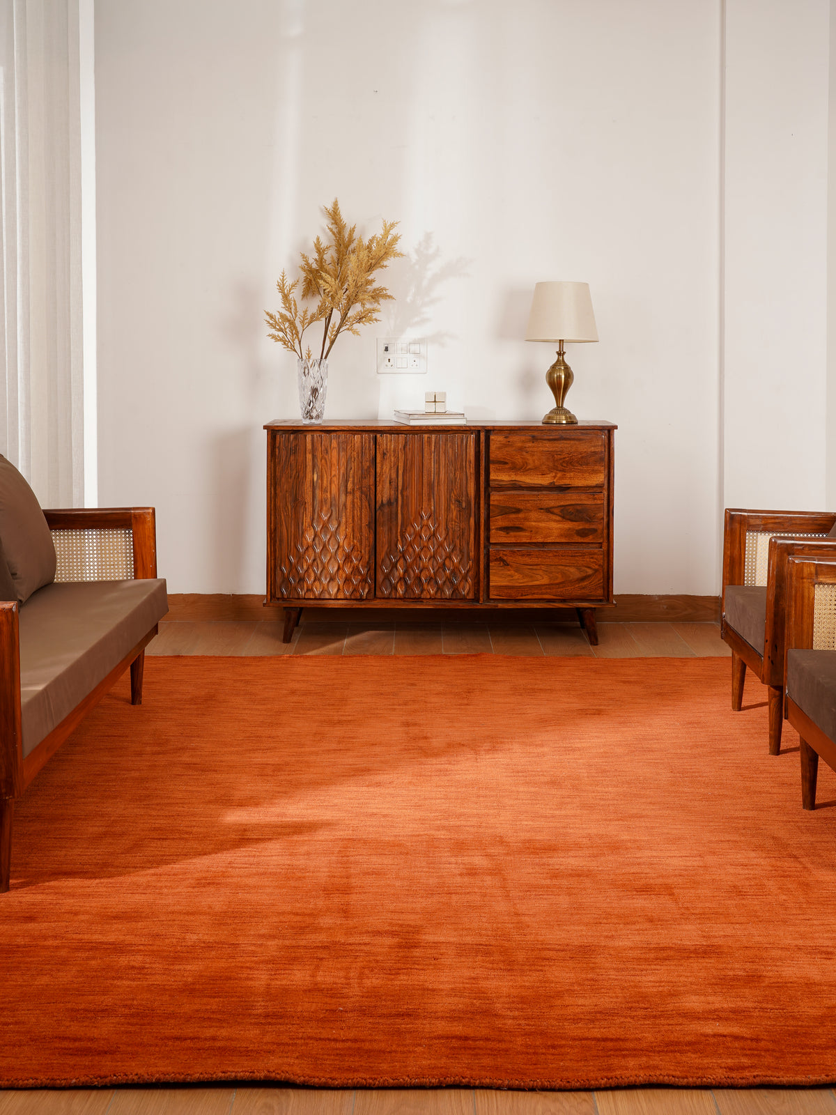 Woolen Premium Hand Knotted Wool Rug