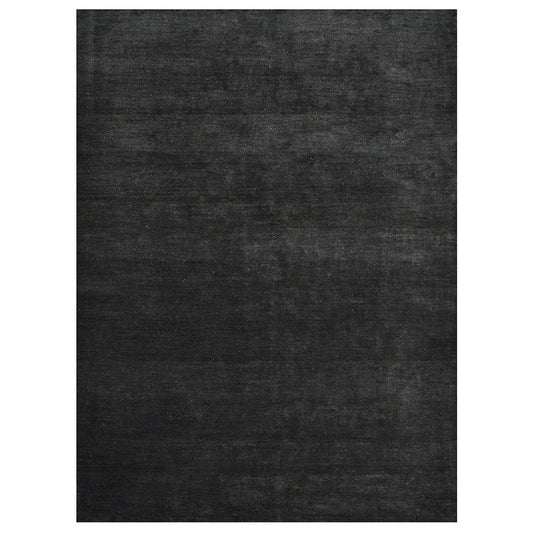 hand-knotted-loom-silk-area-rug-solid-light-charcoal-side 1