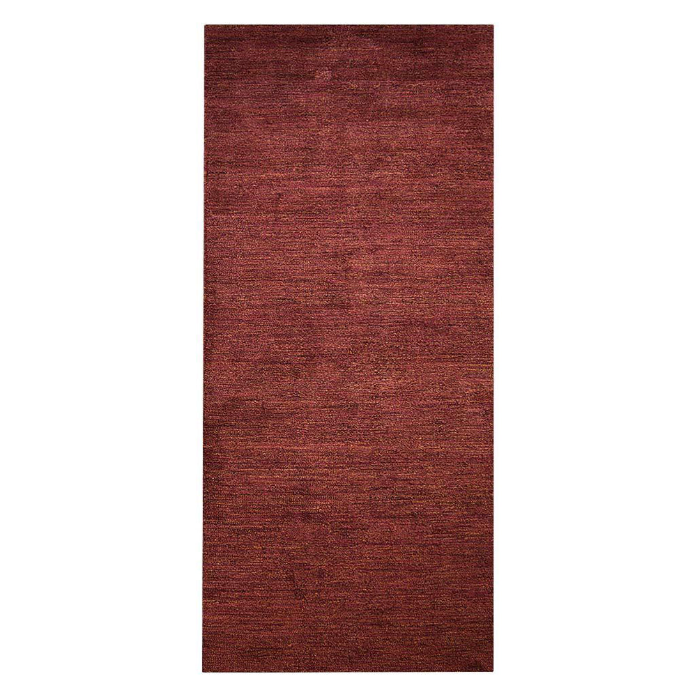 hand-knotted-loom-silk-area-rug-solid-red-gold-side 4