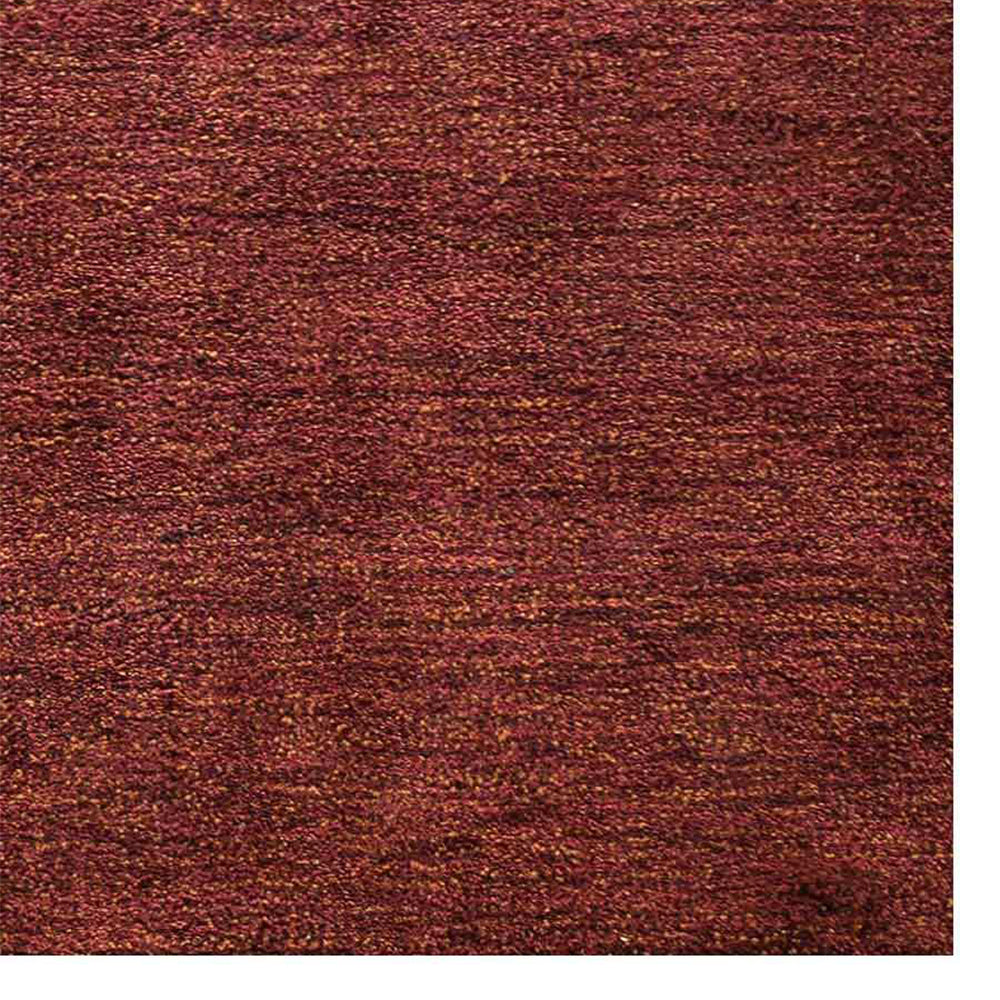 hand-knotted-loom-silk-area-rug-solid-red-gold-closeup 2