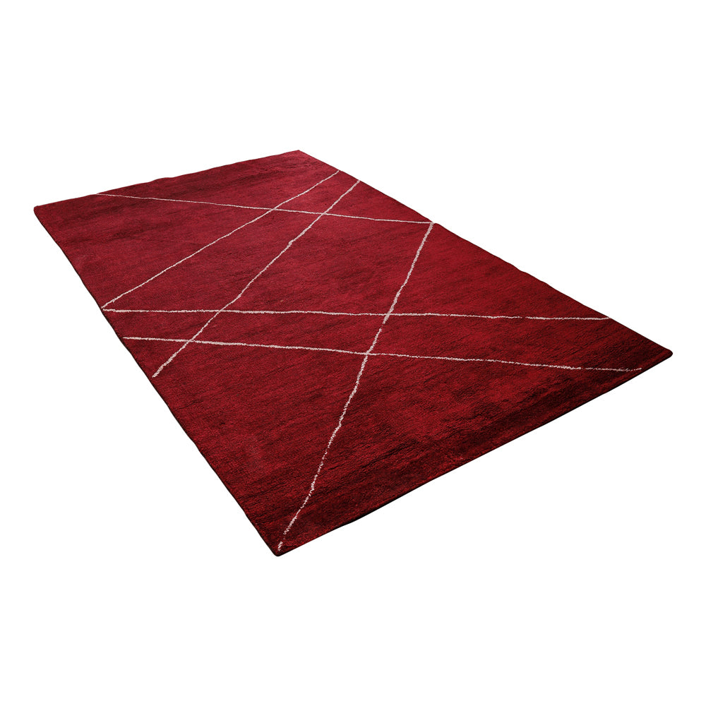 Chevron Hand Knotted Rug