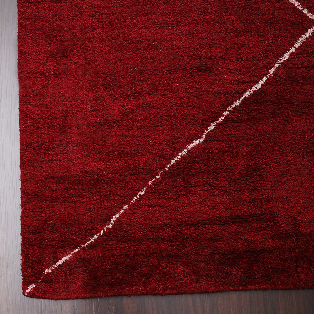 Chevron Hand Knotted Rug