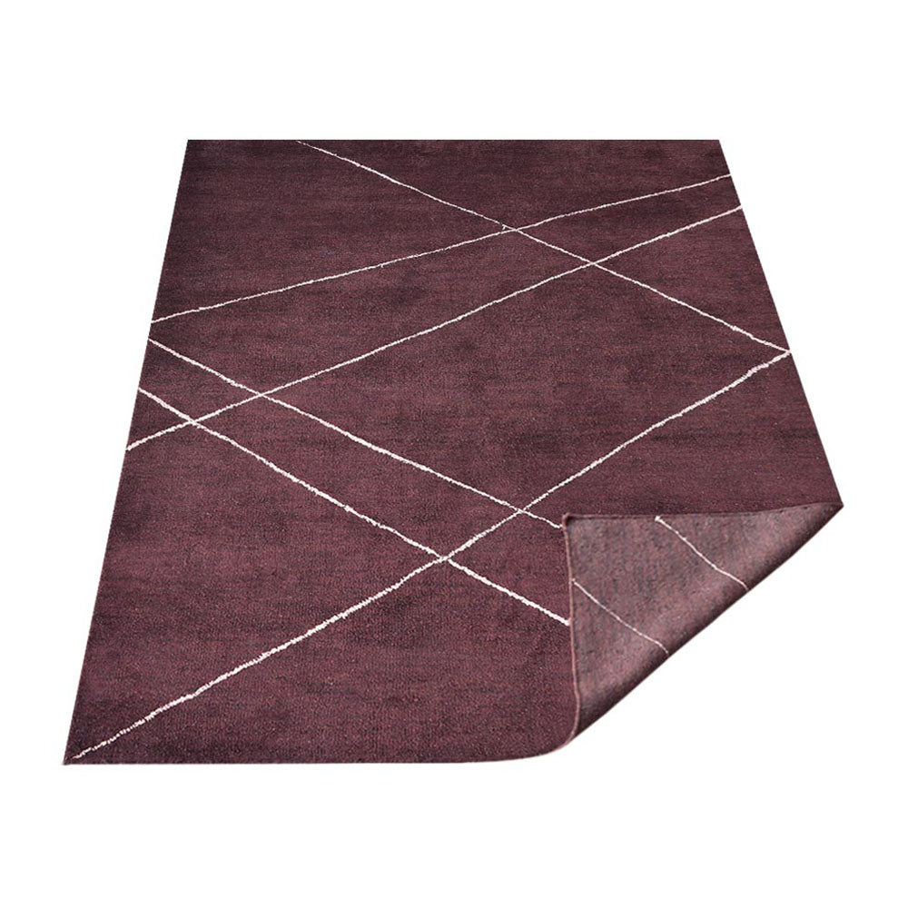 Chevron Hand Knotted Rug