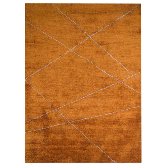 hand-knotted-loom-silk-area-rug-geometric-gold-beige-side 1