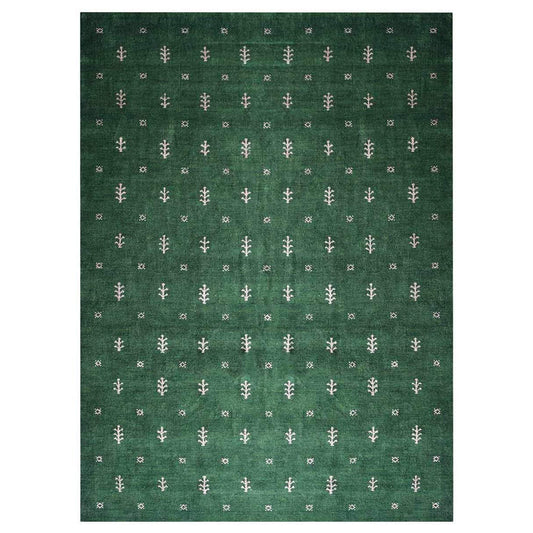 hand-knotted-loom-silk-area-rug-contemporary-dark-green-side 1
