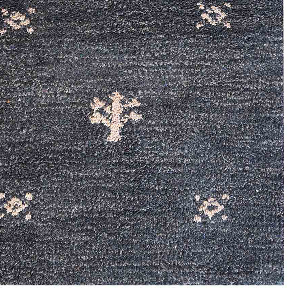 Ebony Hand Knotted Rug