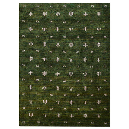 hand-knotted-loom-silk-area-rug-contemporary-green-beige-side 1