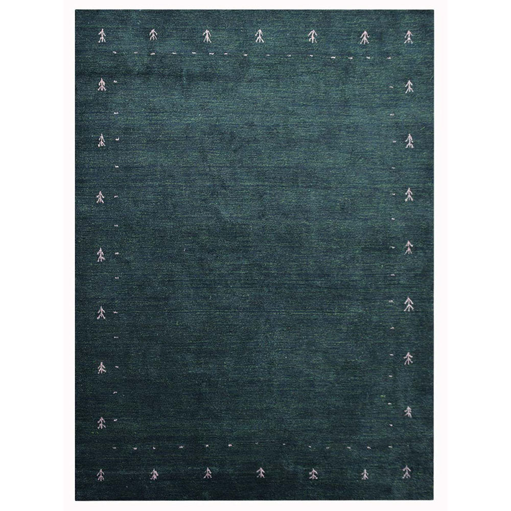 hand-knotted-loom-silk-area-rug-contemporary-dark-green-side 1