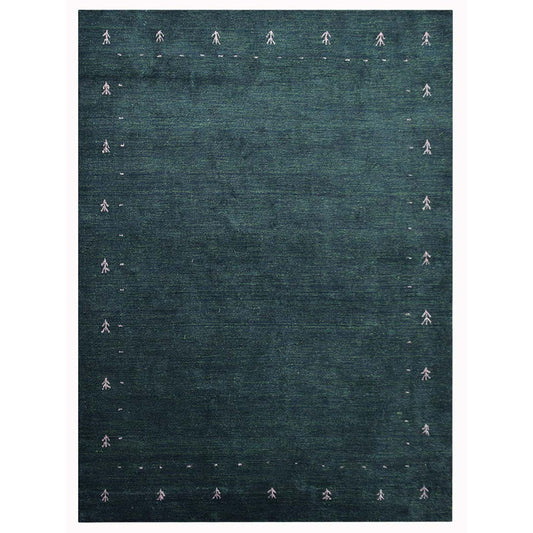 hand-knotted-loom-silk-area-rug-contemporary-dark-green-side 1