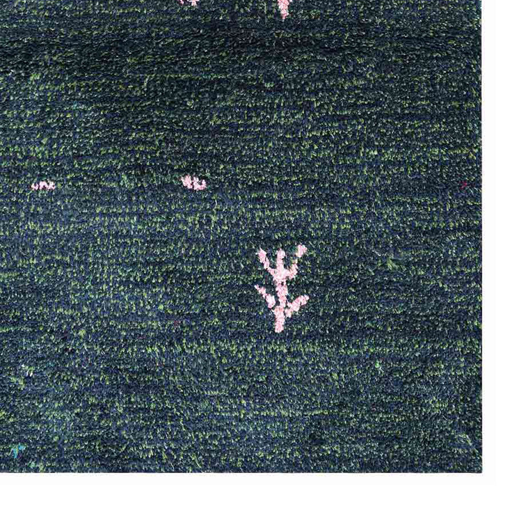 hand-knotted-loom-silk-area-rug-contemporary-dark-green-close 1