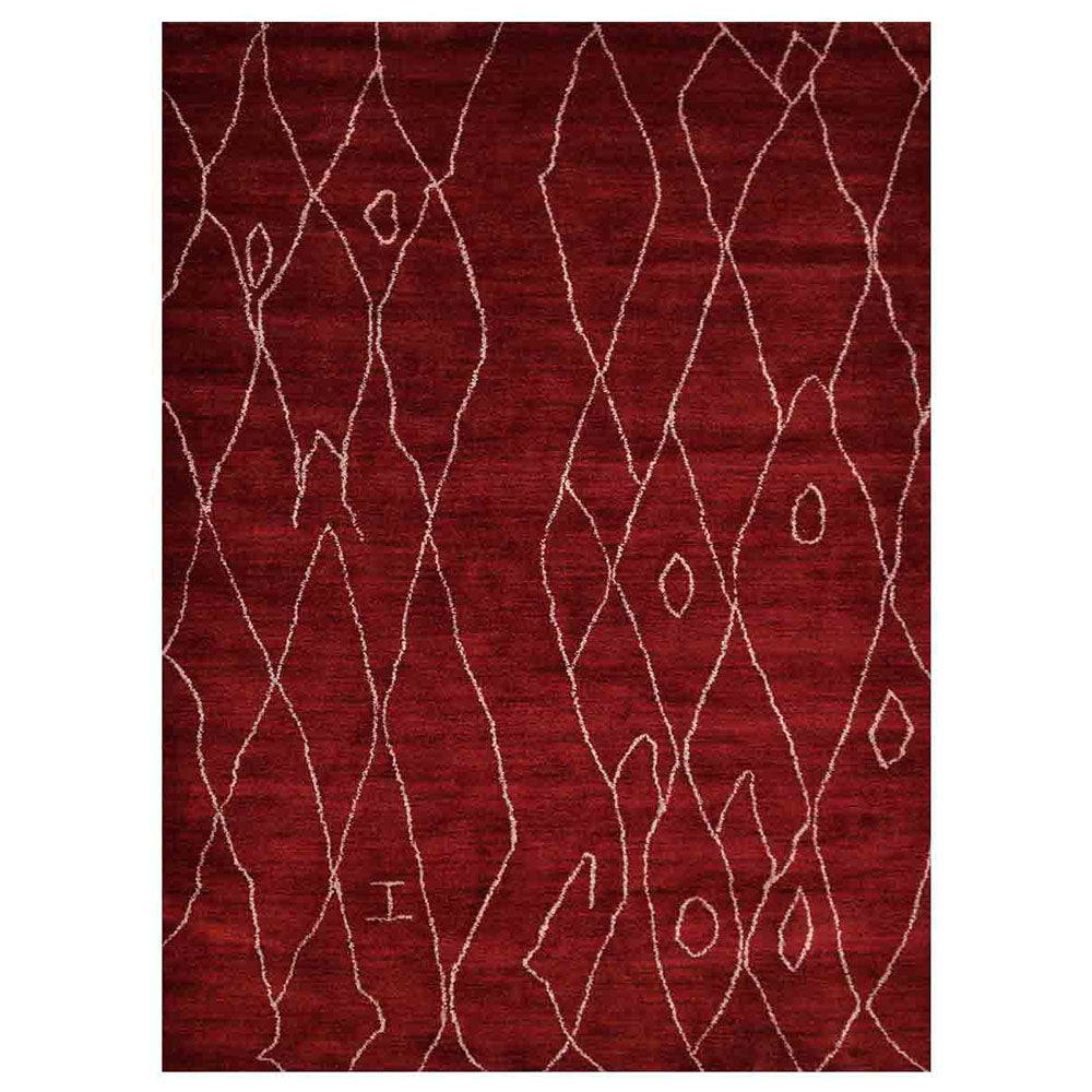 Ikat Hand Knotted Rug