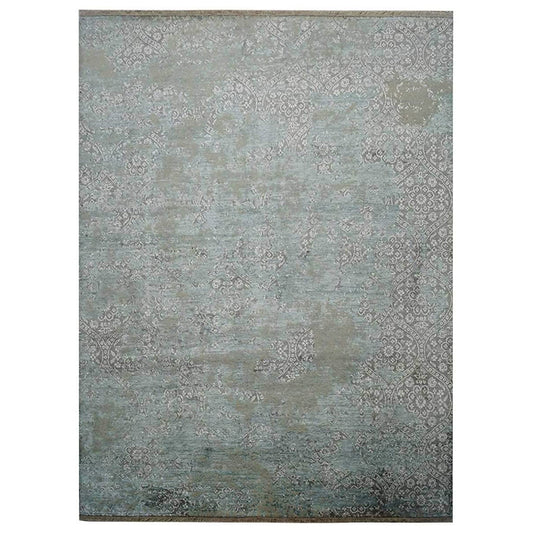 hand-knotted-loom-silk-area-rug-geometric-light-blue-side 1