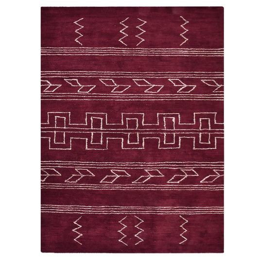 Lattice Hand Knotted Rug