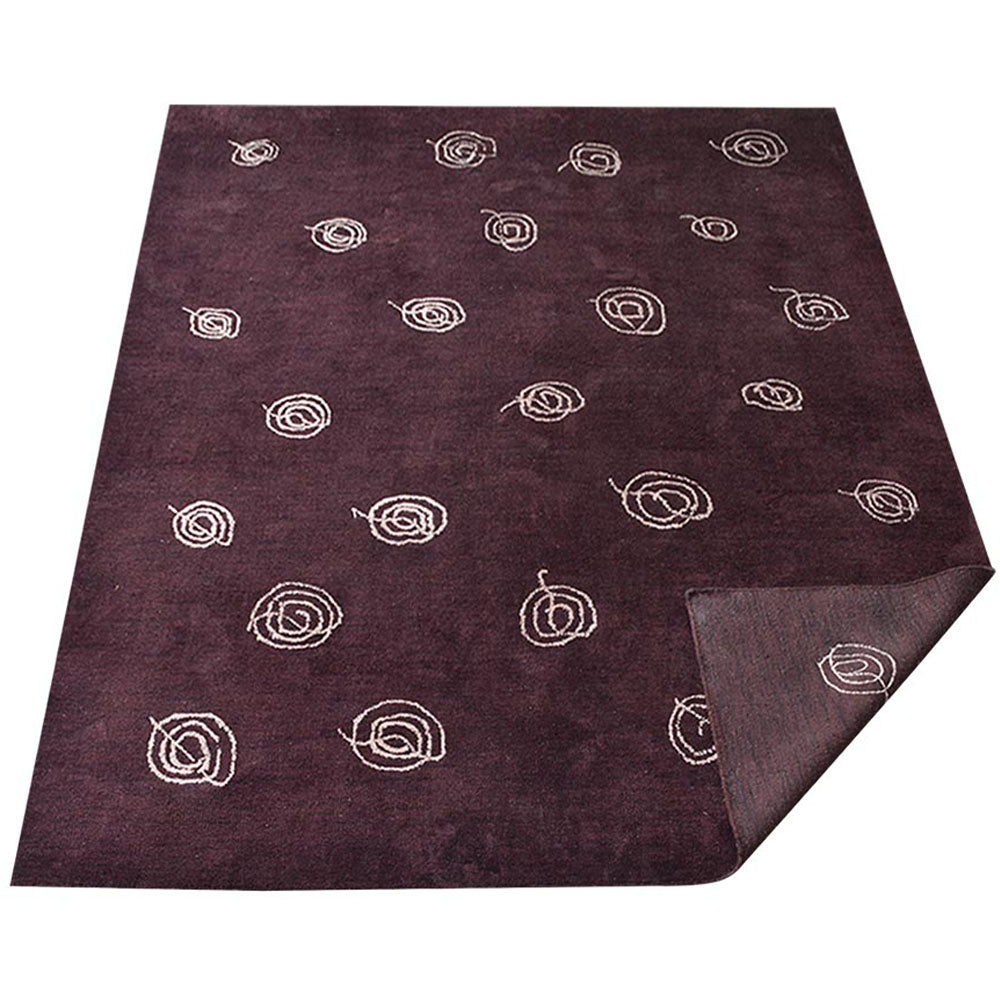 VelvetWhirl Hand Knotted Rug