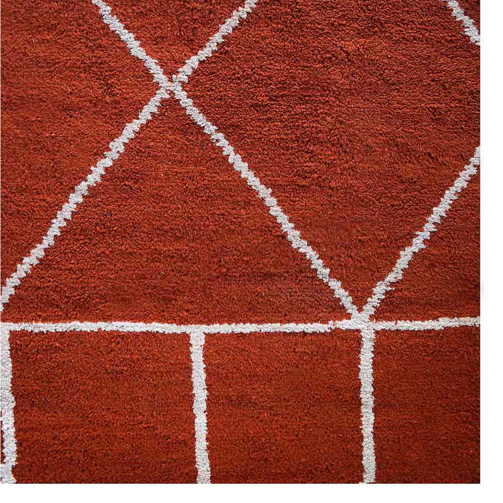Line Hand Knotted Rug