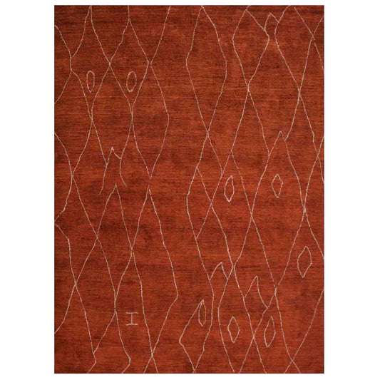 Cube Hand Knotted Rug