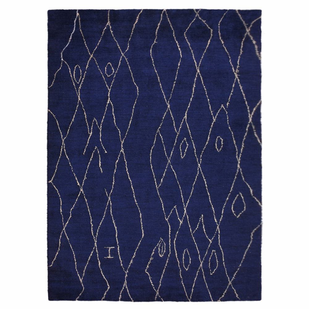 Cube Hand Knotted Rug