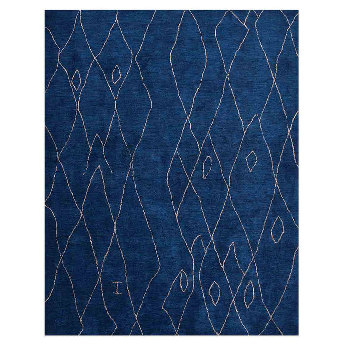 Cube Hand Knotted Rug