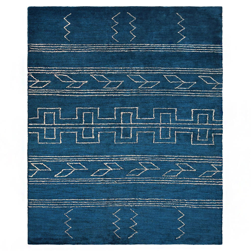 Rhomb Hand Knotted Rug