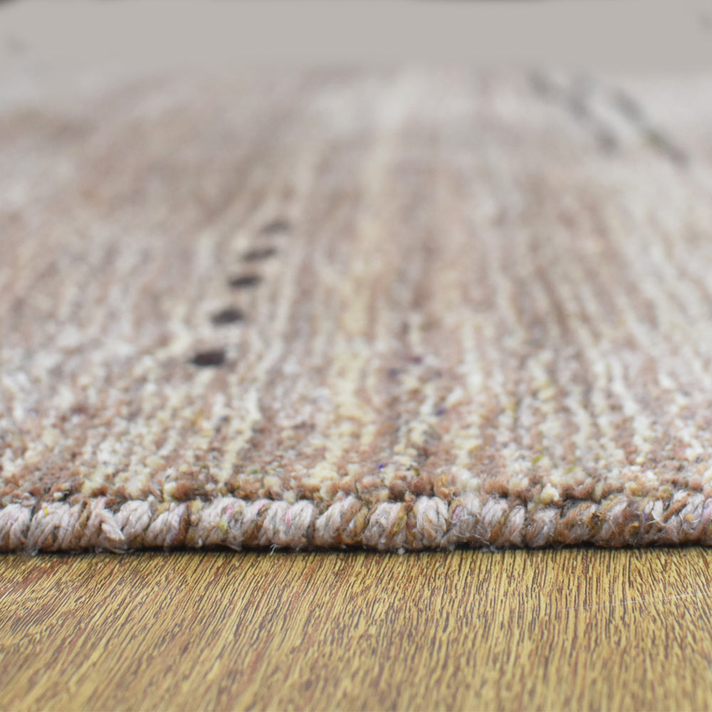 hand-knotted-loom-silk-mix-area-rug-contemporary-beige-closeup 4