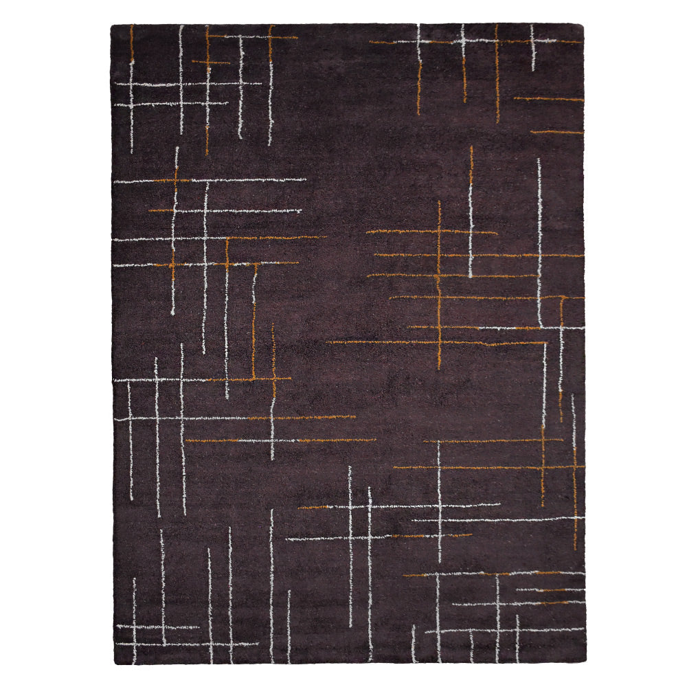 hand-knotted-silk-contemporary-charcoal-brown-gold-side-1