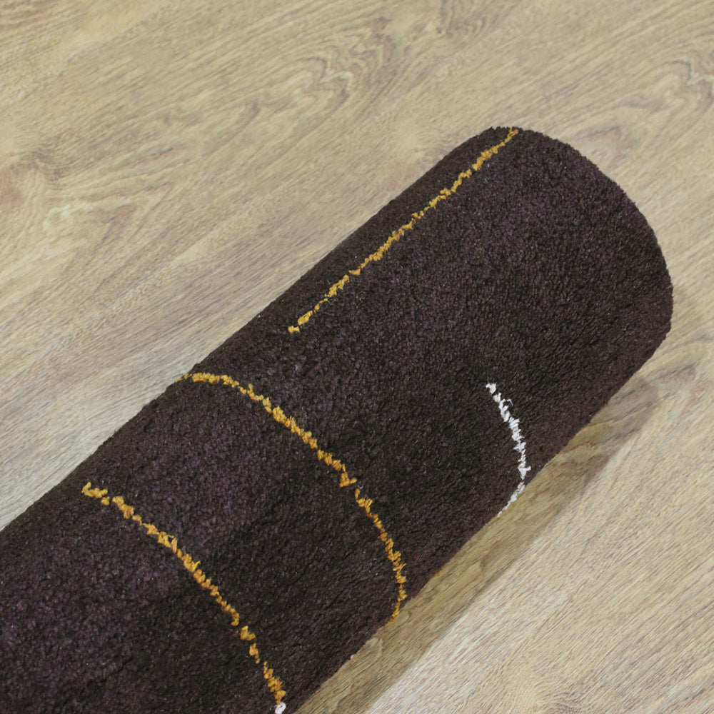 hand-knotted-silk-contemporary-charcoal-brown-gold-closeup-6