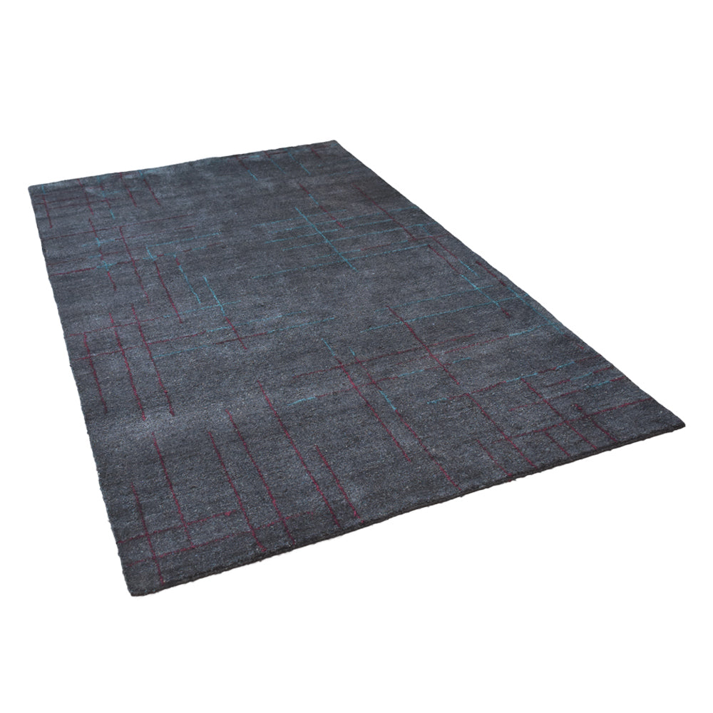 hand-knotted-silk-contemporary-charcoal-red-rug-side-2