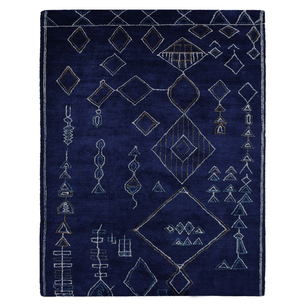 Quad Hand Knotted Rug