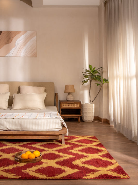 Braided Hand Knotted Rug