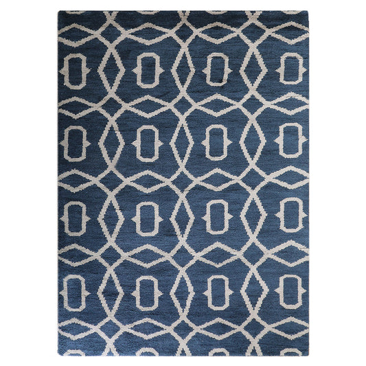 Hexagonal Hand Knotted Rug