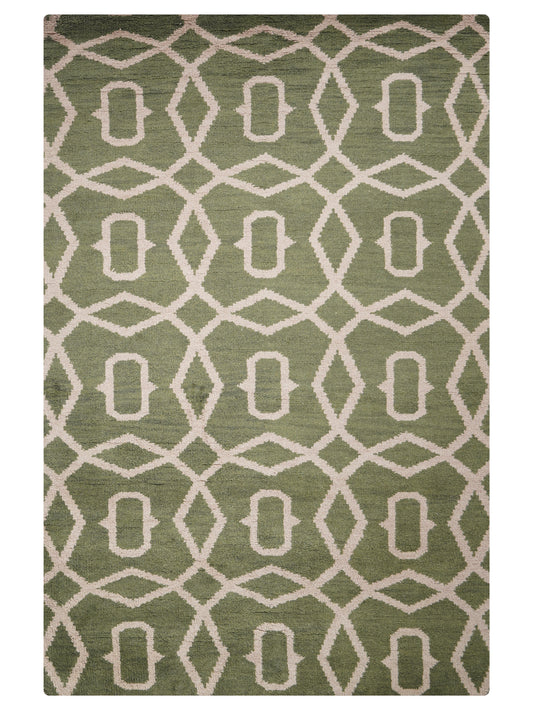 Hexagonal Hand Knotted Rug