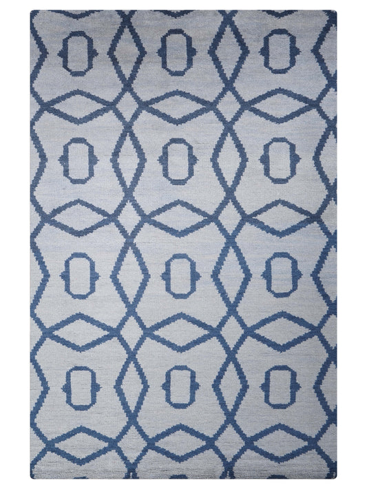 Hexagonal Hand Knotted Rug